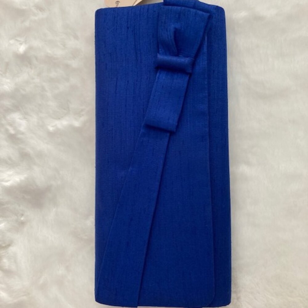 Women Brand New Designer Royal Blue Evening Bag